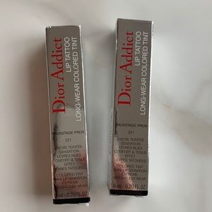 Two Dior Lip Tattoo Backstage Pros 321